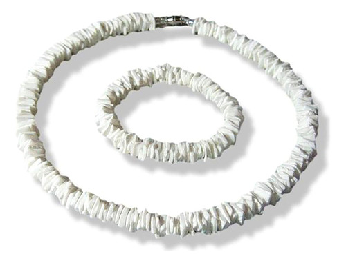 Native Treasure - Collar X-pequeño De Concha De Puka Con Chi