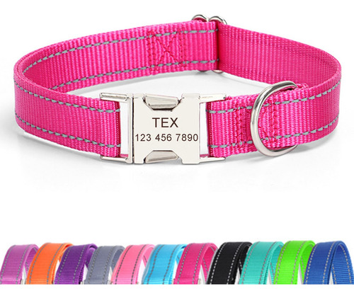 Collar Para Perro Personalizado Con Nombre Collar De Perro
