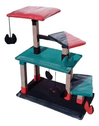 comprar Rascador Gimnasio Para Gato Gata Tres Pisos Modelo Disney