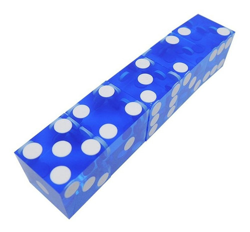 Dados De Casino De 19 Mm Con Los Bordes De Los Números De Se