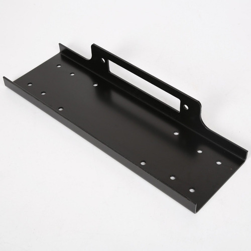 Base Porta Placa Para Winch Universal Jeep