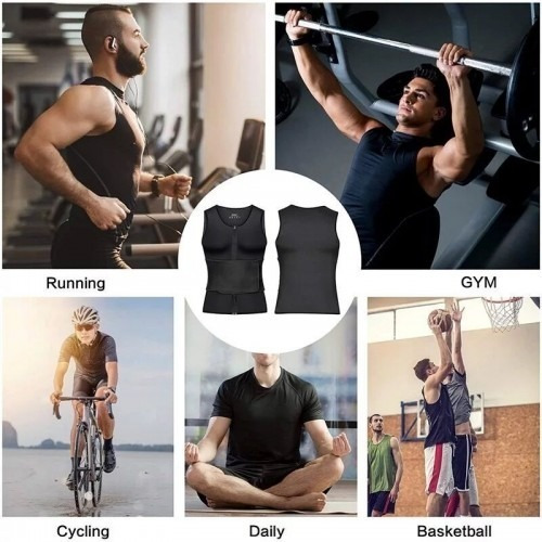 Imagen 7 de 10 de Chaleco Para Caballero Gym
