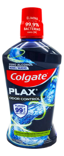 Colgate Enjuague Bucal Plax Odor Control 1000ml