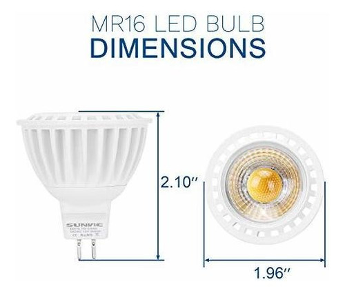 Mr16 Bombilla Led Regulable 50 Equivalente Halogeno 7 Ac