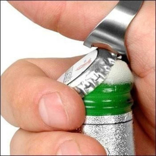 E Anillo Abridor Botellas Cervezas Acero Quirurgico/