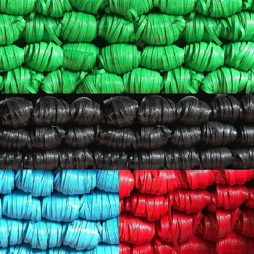 Hilo de plastico para tejer bolsas sale