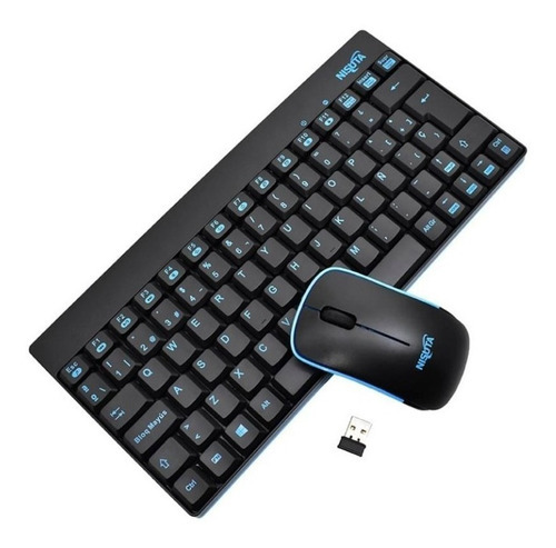 Kit Teclado Y Mouse Inalambrico Ideal Note Smart Usb Nisuta 