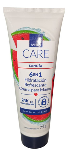 Crema Para Manos Hidratacion Refrescante 24 Hrs Humectacion Sandía