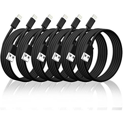 Cable De Cargador De iPhone, [mfi Certificado] 6pack Nszwt