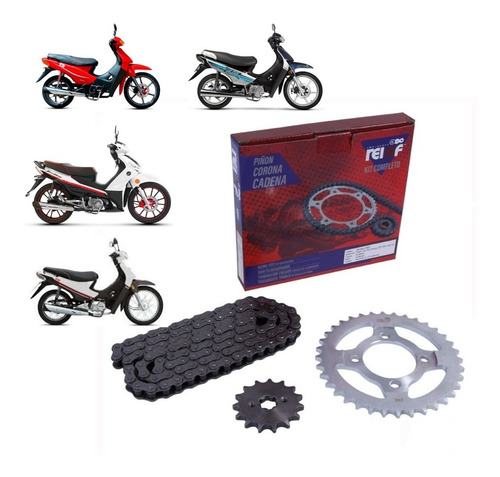 Kit transmision Reinf Trip Smash Bit Zb 110cc 36/15-428 Full