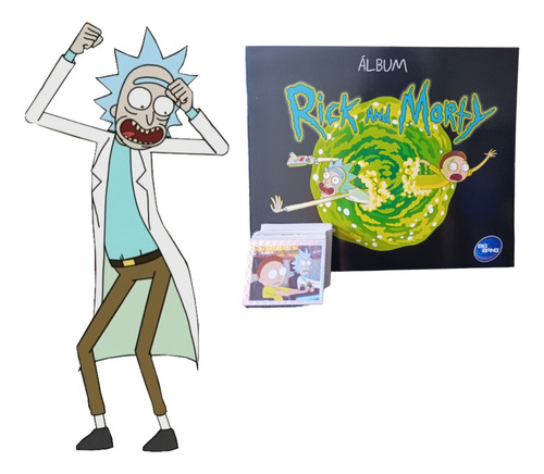 Álbum Rick & Morty + Todas Sus Láminas A Pegar