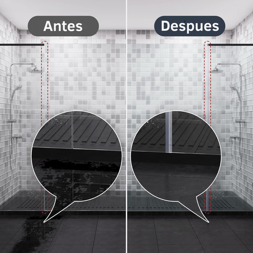 3 Metros Guardapolvo Puerta Cristal Regadera Ducha Cancel
