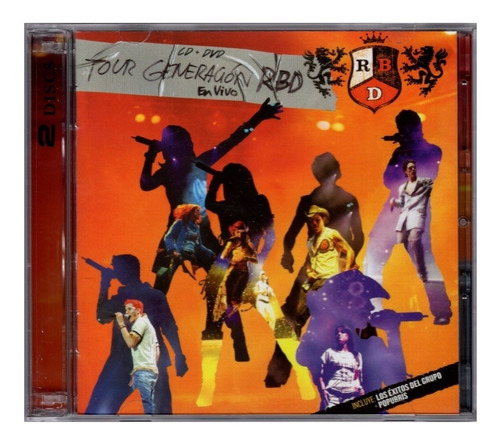 Rbd - Tour Generacion Rbd En Vivo Disco Cd + Dvd