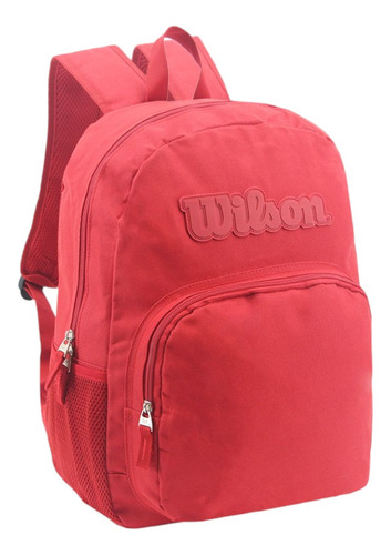 Mochila Wilson Urbana 65.11023 Color Rojo Diseño Liso 30l