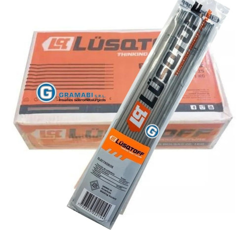 Electrodos Soldar 6013 Lusqtoff 3,20 Mm Caja X 25 Kg P. Azul