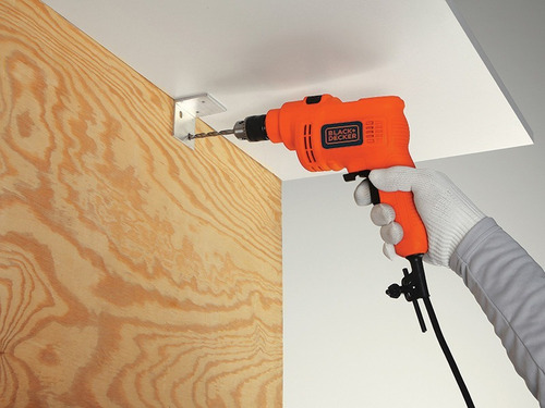 Taladro Percutor De 1/2 550w Black+decker (hd555-b3) Naranja 50 Hz/60 Hz