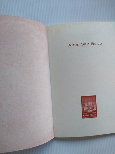 Livro - Amor Sem Beijo - Cristiane Costa
