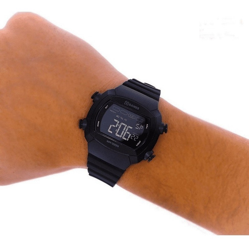 Relógio Masculino Preto Digital Silicone X-game Prova D'água