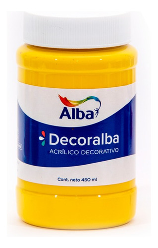 Decoralba Acrilico Decorativo Alba 450 Ml Colores Comunes