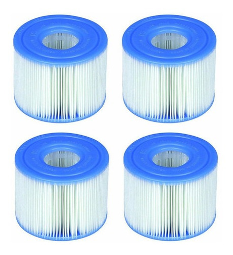 Set De 4 Cartuchos De Filtro Intex Purespa Type S1