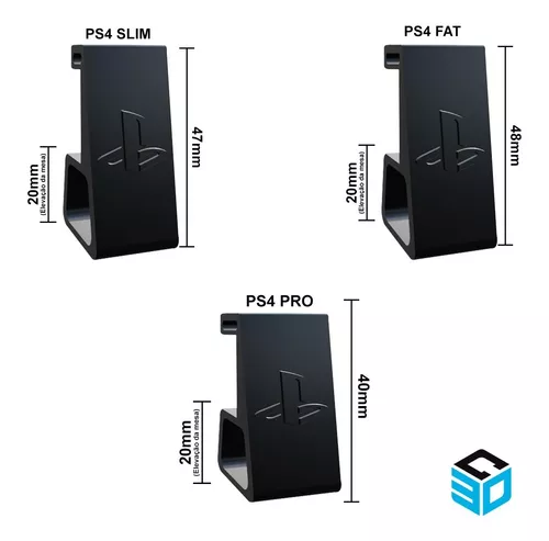 Suporte Ps4 Pro Horizontal Pezinho Elevação