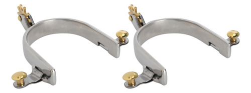 American Type Spur, 1 Par De Aço Inoxidável, Estilo Oeste, U
