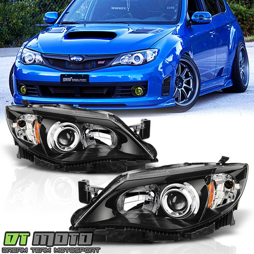 Par Faros Negro Interior Subaru Impreza Wrx 2008 2.5l