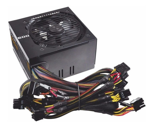 Imagen 2 de 4 de Fuente de alimentación para PC Evga 600 B1 600W black 100V/240V