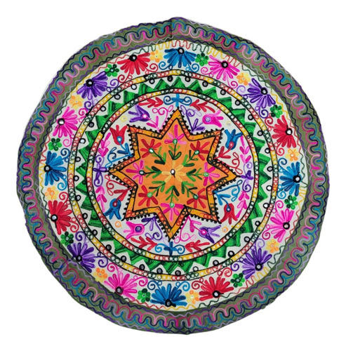 Tapiz Bordado Hindu O Camino De Mesa 85cm