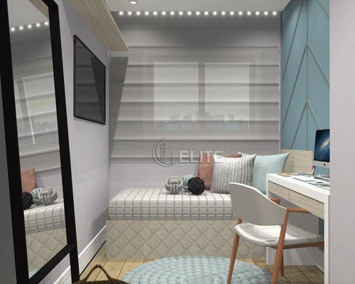 Imagem 6 de 13 de Cobertura Com 2 Dormitórios À Venda, 88 M² Por R$ 380.000,00 - Vila Pires - Santo André/sp - Co2082