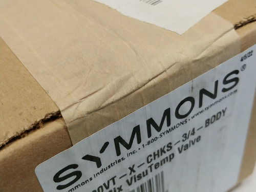 Symmons 4-500vt-x-chks-3/4-body Safetymix / Visu-temp Va Cch