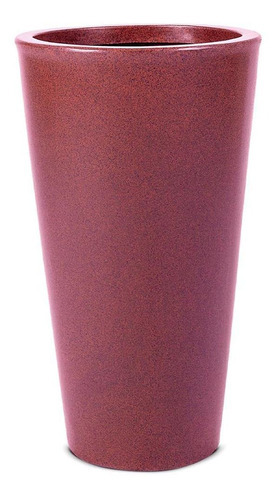 Vaso Cônico Polietileno Aldora Café 45cm Afort