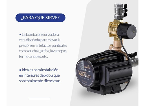 Bomba Presurizadora Rowa Max Sfl 22 5 Consumos Tanq Elevado
