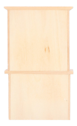 Miniatura Simulada De Madera Para Muebles De Casa De Muñecas