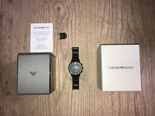 Relógio Empório Armani Ar2485 Cronógrafo (original Mesmo)