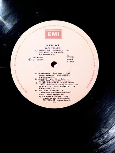 Disco De Vinilo Rock Pesado Heavy Duty 1981 (Usado)