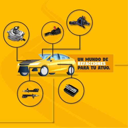 Parrilla Fascia Delantero Chevrolet Spark 2012 - 2017 4p Sup