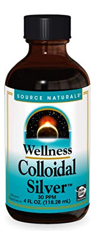 Fuente Natural Bienestar Colloidal Plata 30 Ppm, A3dgv