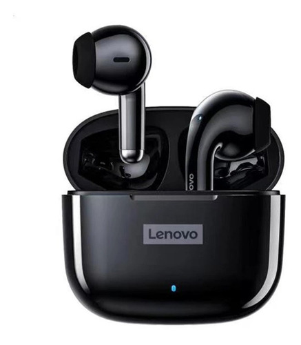 Imagen 1 de 1 de Audifonos Inalámbricos Bluetooth Lenovo Livepods Lp40 Pro Color Negro