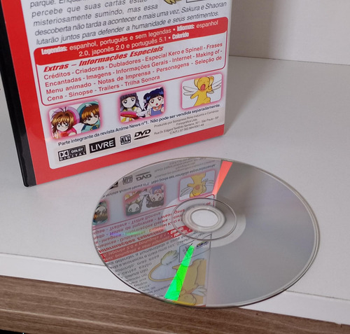 Dvd Original Dublado Sakura Card Captors A Carta Selada
