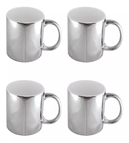  Monoline Design Taza metálica plateada Atreus de 16 onzas :  Hogar y Cocina