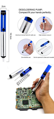 Kit Soldadura Soldar Estaño Soldador 60w Temp. Ajustabable