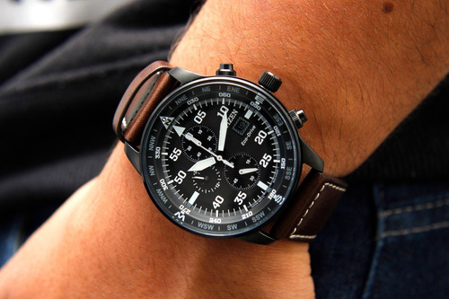 Relógio Citizen Masculino Eco-drive Aviator Tz31132d / Ca069