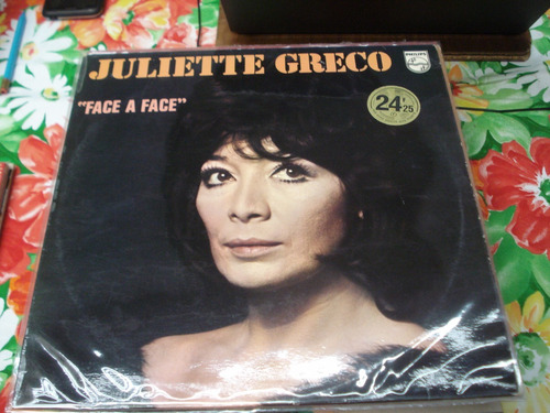 Face A Face - Juliette Greco - Vinilo