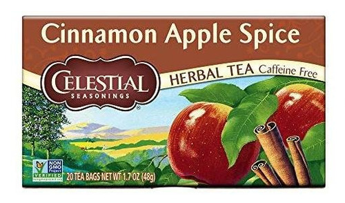 Herbal Tea, Té Herbal - Condimentos Celeste Manzana Canela E