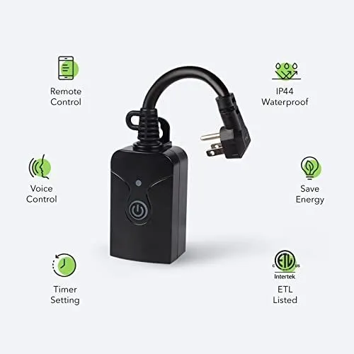 Enchufe Wifi Inteligente Para Exteriores, Temporizador Wi-fi