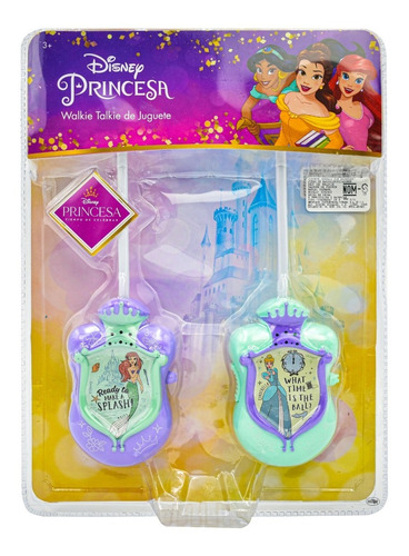 Walkie Talkies Disney Princesas Violeta 70m Alcance Toymark