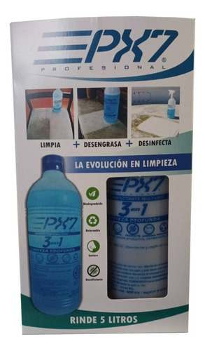 Px7 Limpiador Desengrasante Concentrado Pack 500 Ml
