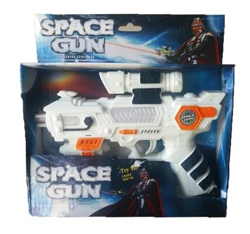 Arma Con Luz Y Sonido Space Gun Jem