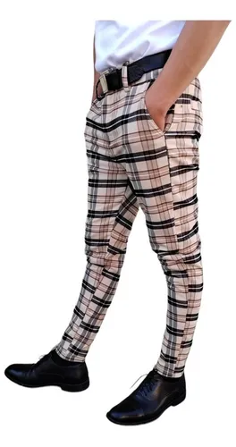 Pantalon en tartan homme sale